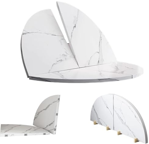 ZYXQQJ Piano Tavolo Da Pranzo Pieghevole Da 100 A 240 Cm Prolunga Da Scrivania Rotondo, Grande Piano Portatile Per La Trasformazione Della Scrivania(100cm/39in)