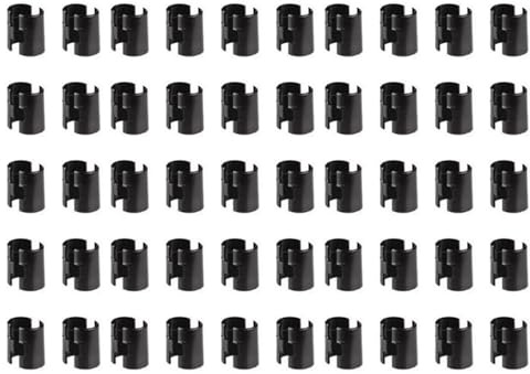 Jnchdghwa Clip per Scaffalature In Filo 50 Pezzi Clip di Ricambio per Bloccaggio Scaffali Clip di Bloccaggio per Scaffalature Maniche per Scaffalature Maniche per Scaffalature