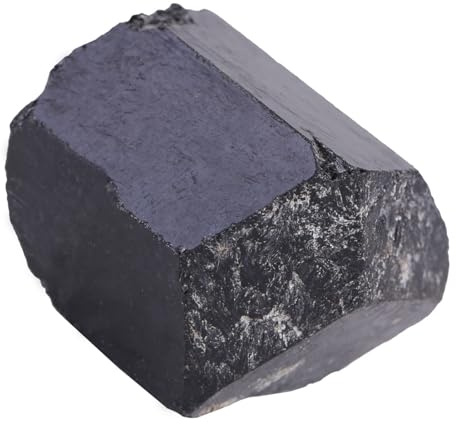 Akozon Schwarzer Turmalin Natürliches Quarzkristall Schwarzkristall Turmalin Rohsteinmineral Heilstein Turmalin Stein