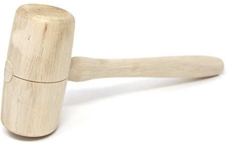 Cut360 Mazo para madera | carpe | Ø 80 mm longitud: 160 mm | 650 g | Mazo versátil para proyectos de carpintería y tallado | Mazo para carpinteros, ebanistas y ebanistas