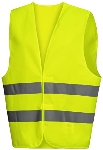 Nitras Motion Tex Viz 7111 Warnweste - leichte Weste in Warnfarbe für die Arbeit - Neongelb - XXL