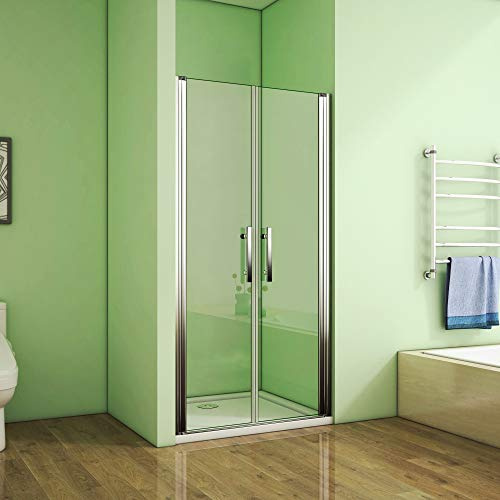 Duschabtrennung 90x195cm Duschtür Nischentür Duschwand 6mm NANO Sicherheitsglas