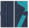 MOBESV Hülle für Sony Xperia XZ Premium Handyhülle, Lederhülle mit Kartenfach, Klapphülle mit Ständer, Flip Case Handytasche Schutzhülle, Modisch Blau