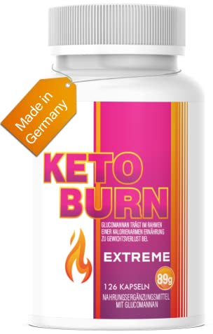 Saint Nutrition® KETO BURN* – Abnehmen* + Appetitzügler* & Stoffwechsel** - 6 Kapseln am Tag für die 21 Tage Kur + endlich für Frauen & Männer - mit Glucomannan, Cholin, Vitamin B1 & Vitamin B6