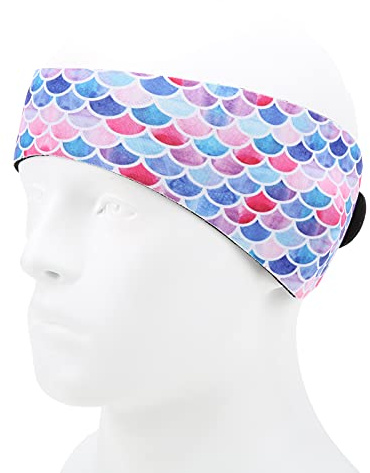 VBESTLIFE Swimming Headband, Waterproof Non Slip Soft Comfortable, Elastic Durable Swim Ear Band, Suitable for Swimming, Diving, Bathing, Drifting Activities