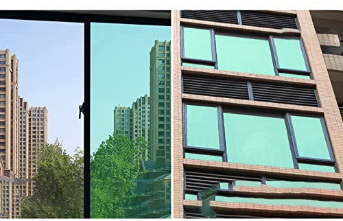 HARICSET Spiegelfolie Selbstklebend Spiegelfolie Fenster Sichtschutz Spiegelfolie Fenster Sichtschutz 99%-UV-Schutz Infrarot Wärmeschutzfolie Dachfenster(Size:0.9 * 1m)