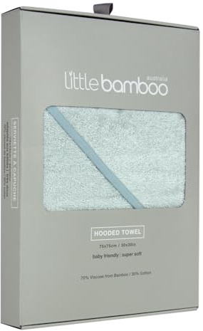 Little Bamboo Asciugamano con cappuccio - Whisper