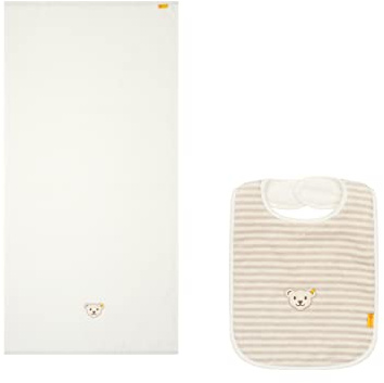 Steiff Baby Geschenkset unisex Handtuch & Lätzchen
