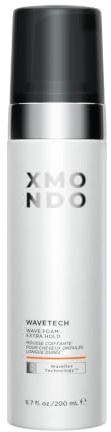 XMONDO Hair Wavetech Extra Hold Wave Foam - Vegan Formula with Pro-Vitamin B5 and Anti-Frizz Nutrients to Fight Static, Control Frizz, and Enhance Your Wavy Hair, 6.7 Fl Oz, 1-Pack