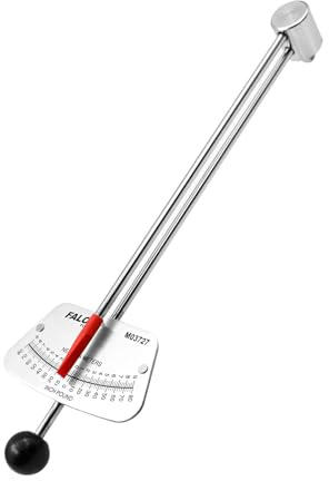 FALOSI Chiave dinamometrica da 1/4, 0-80 pollici/libbra e chiave dinamometrica da 0-9 Newton/metro, marcature ad alta visibilità per una facile lettura