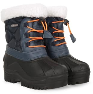 Mountain Warehouse Arctic Junior Adaptive Waterproof Snow Boots - IsoDry & Fleece Lined, Boys & Girls - For Winter Skiing & Sports Navy Kids Shoe Size 8