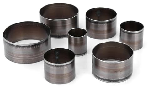 7-teiliges Leder-Stanzwerkzeug, 20–50 Mm Leder-Rundstanzer, Kreisförmige Stanzform mit Klingen-Aufbewahrungsbox, Kreisförmige Stanzform für Lederarbeiten