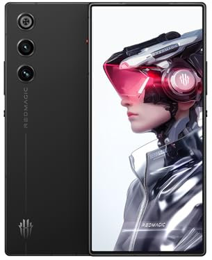 REDMAGIC 10 Air 120Hz Móvil Gaming, Smartphone Android 5G, 16GB RAM+512GB ROM, Snapdragon 8 Gen 3, 6.8 AMOLED Pantalla, FHD+ Teléfono Gaming, 50MP Cámara, 80W Cargador, Dual-Sim, NFC Negro