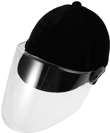 Sosoport Casco Ecuestre Casco De Montaña De Caballo Casco De Equitación para Niñas Equipo De Protección Ecuestre Pequeño Casco para Montar a Caballo Black El Plastico