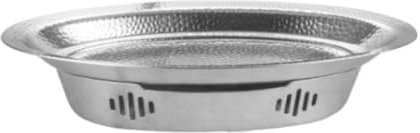Dickly Stainless Steel Serving Tray for Buffet and Events with Chafing Dish, Small