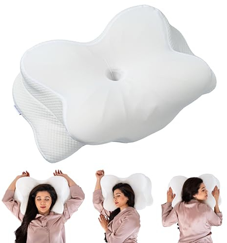 Henner Ergonomisches Memory Foam Kissen – Orthopädische Nacken- & Schulterstütze für besseren Schlaf,Oeko-Tex-zertifizierten Materialien, geeignet für Seiten-, Rücken- und Bauchschläfer.