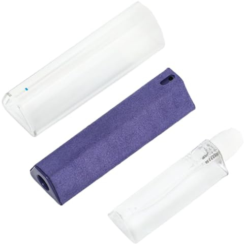BIUDECO Limpiador Portátil para Pantallas Táctiles de Móviles y Portátiles Paño Reutilizable Doble Cara Compacto y Ligero Accesorio Colgante Práctico sin Líquido Color Color Aleatorio