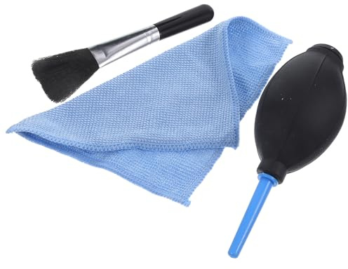 WOFASHPURET Kamera Luftgebläse aus Silikon mit Flexiblem Blasebalg und Reinigungsbürste zur Staubfreien Reinigung von Objektiven und Kameralinsen im Professionellen Einsatz Zufälliger Stil
