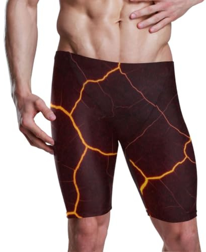 Yoogain Swim Jammers Men Knee -Length Men Swimming Shorts | swim jammers men knee -length men swimming shorts for water sports