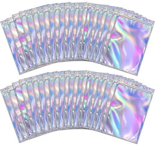 BQTQ 150 Piezas Bolsa de Papel de Aluminio Resellable de Bolsa Ziplock Plana