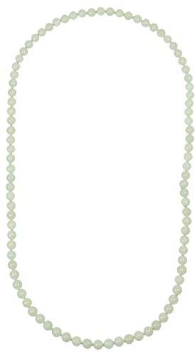 ELEDORO Edelstein Kette Damen 80 cm Endloskette 8 mm handgeknotet