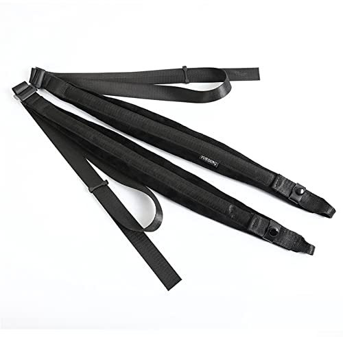ZYWUOY Schultergurte für Akkordeon, verstellbarer Nylon-Akkordeon-Schultergurt, weich, für 8-120 Bass-Akkordeons, Schwarz
