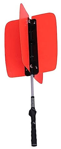 BESPORTBLE 1stück Golf Swing Trainer Mit Fan Für Effektives Training Für Anfänger Und Fortgeschrittene Verbessert Die Schwungtechnik Und Kraftaufbau Zufällige Farbwahl