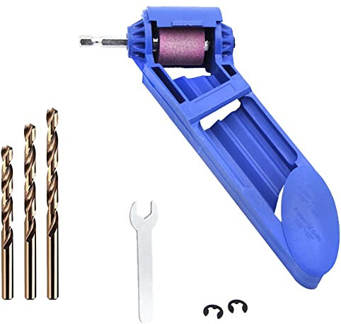 Pttnyuere 1 Set Tragbare Schleifmaschine, Elektrische Bohrmaschine, Schleifscheibe, Schleifmaschine, Spiralbohrer, Tragbares Reparaturwerkzeug