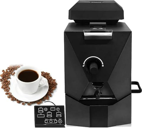 URJWAN Coffee Bean Roaster,Electric Coffee Bean Roaster Commercial Roaster - with 3 Baking Curve - Coffee Bean Roasting Machine with Smoke Filter