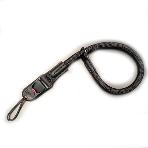 VKO Camera Wrist Strap Quick Release Hand Strap for Man Woman Photographers Camera Wrist Band Lanyard Tether Loop Cord for SLR DSLR Digital Mirrorless Camera(Black)