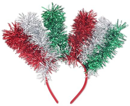 Javoryxh Lametta-Haarbänder, Cosplay, handgefertigt, Haar-Accessoires für Damen, Maskerade, Kopfschmuck, Karneval, Kunstdekorationen