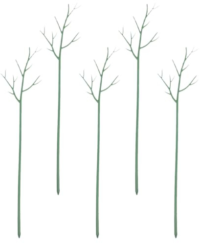HEMOTON 5pièces Treillis pour Plantes Grimpantes Support pour Plantes Pot Facile à Installer pour Jardin et Terrasse Réutilisable et Robuste