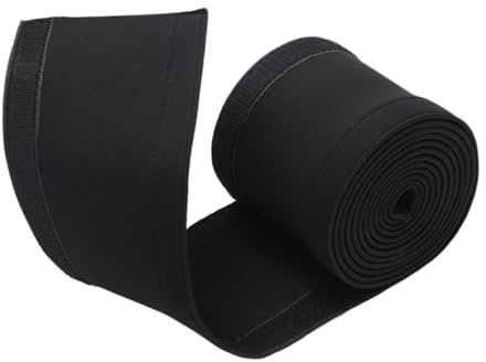 LRXIYODE 2 Rollen Neopren Kabelschlauch Kabel Organizer mit Befestigungsband Kabelschutz Kabelmanagement für Büro und Zuhause Flexibel Isolierend Große Kapazität gegen Kabelgewirr