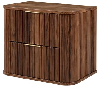 3xE Living Armario de baño, Roble Nogal, 60 x 51,7 x 41,5 cm