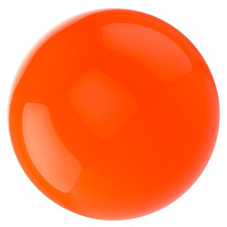 jojofuny Sfera a Specchio da Giardino in Acciaio Inox 150Mm Arancione Decorazione Luminosa Resistente alle Intemperie per Esterni Globo Riflettente Metallico Rotondo per Spazi Moderni