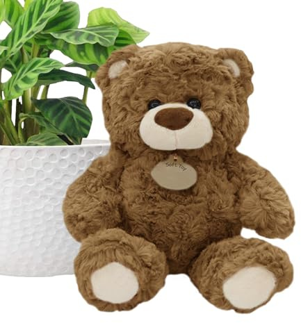 Générique Oreiller Ours – Coton PP Doux, Figurine de Collection décorative, Design Fonctionnel Confortable, Charmante idée Cadeau | Filles Adultes Anniversaire Saint-Valentin Pâques Noël Décorati