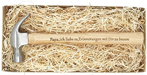Schockgeschenk. Holzhammer mit Gravur