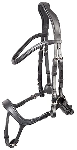 PFIFF 102689 anatomischer Trensenzaum 'Kalea', schwarz Pony