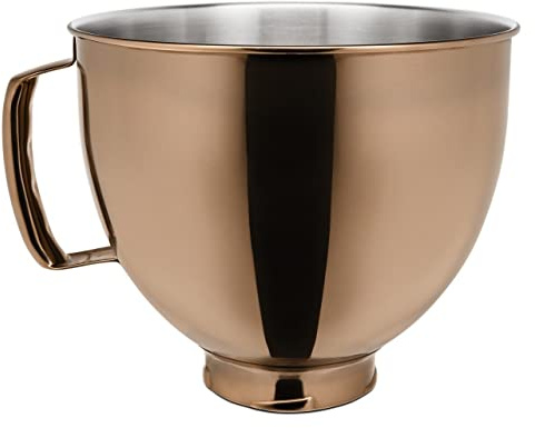 KitchenAid KSM5SSBRC Edelstahl-Schüssel, 2,7 l, kippbarer Kopf, metallisches Finish, strahlendes Kupfer