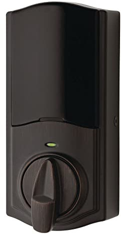 Kwikset 914 Convert Zigbee Electronic Smart Lock Conversion Kit in Venetian Bronze