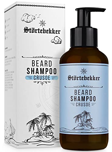 Störtebekker® Premium Bartshampoo Herren - 200ml Bart Shampoo für die tägliche Bartpflege - Optimale Reinigung und Pflege für den Bart - Ergiebiger Schaum - Beard Wash für Männer - Geschenkidee
