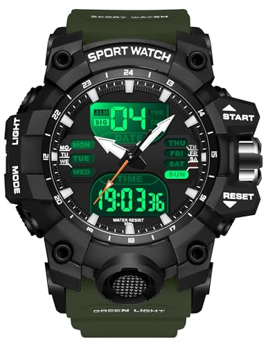 findtime Reloj para Correr JYSD6126UKARMYGREEN