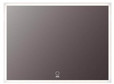 Home Deluxe - LED-Spiegel NOLA - Rechteckig 80 x 60 cm - 3 Verschiedene Lichtfarben, Antibeschlagssystem - 38 Watt Gesamtleistung I Wandspiegel Badspiegel Badezimmerspiegel