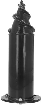 Punta da Trapano per Coclea in Acciaio Legato da 3 Pollici Punta da Perforazione per Foro nel Terreno per Piante da Giardino per Tosaerba Laterali a Benzina e a Zaino per