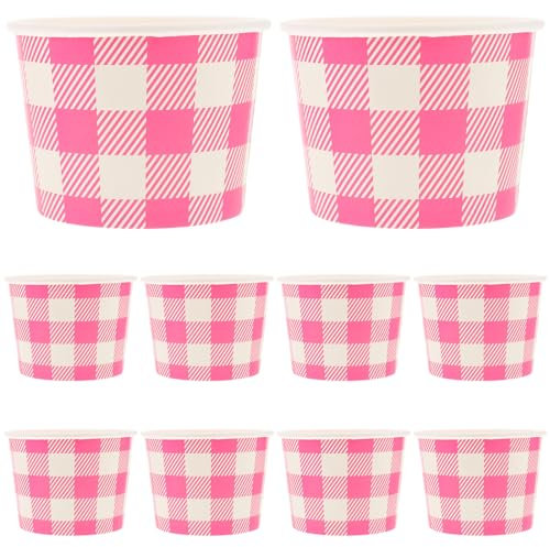 DECHOUS 10pezzi Coppette Riutilizzabile Per Dessert e Pudding Per e Picnic Design