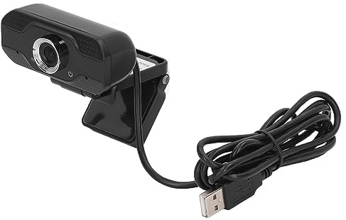 ciciglow Webcam, Webcam HD de 10 Metros con Doble Reducción de Ruido para Videollamadas