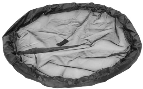 Yardenfun Jardinière Flottante Insulaire pour Bassin, Barrière Flottante pour Poissons, Anneau Rond Noir, Protection Résistante des Plantes Aquatiques, Décoration D'étang Polyvalente