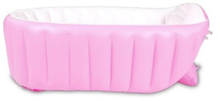 TOYANDONA Bañera Inflable Gruesa Para Ñiño Plegable Rosa, Piscina Portátil Para Niños, Material Seguro y Cómodo, Adecuado Para Baño En Casa, Tamaño Compacto Para Ñiño Niña y Niño