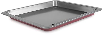 IBILI - Bandeja Extensible Karamel desde 38 cms hasta 51,3 cm de largo, Acero al Carbono, Antiadherente