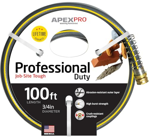 Apex 988VR-100 Garden Hose, 3/4-Inch by 100-Feet, Gray